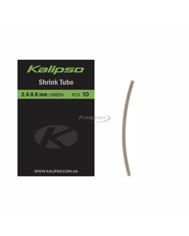 Трубка Kalipso Shrink tube 2.4-0.8mm(10)green