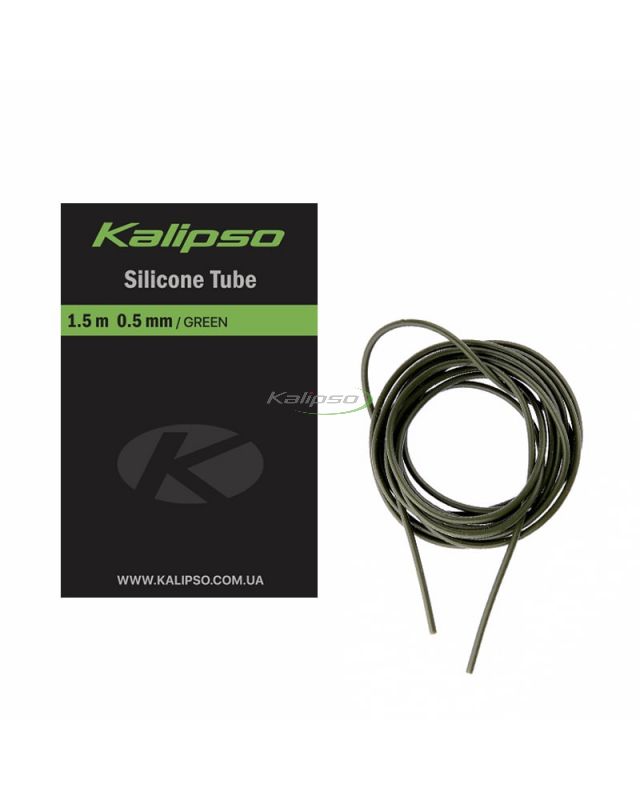 Трубка Kalipso Silicone tube 1.5m 0.5mm green