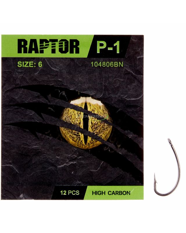 Крючок Kalipso Raptor-P-1 104806BN №6(12)