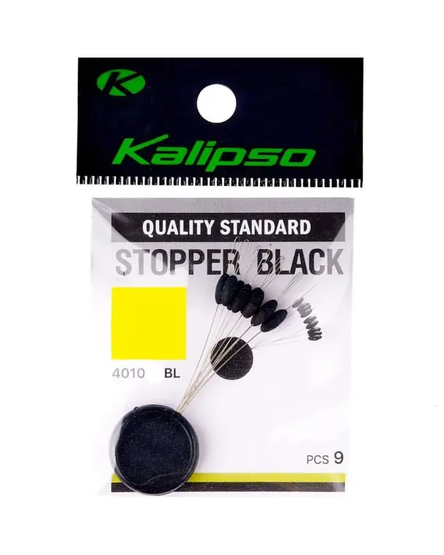 Стопор Kalipso Stopper black 4010(S)BL №S(9шт)