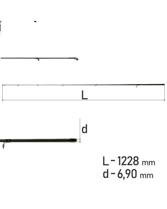 Колено Kalipso Saber 2.40m 3-15g 1-е
