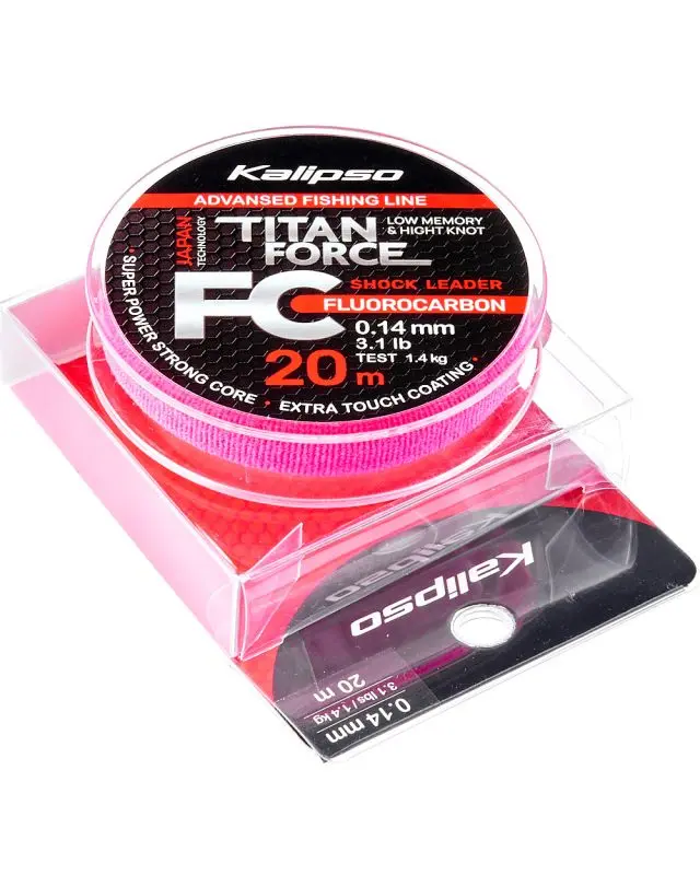 Флюорокарбон Kalipso Titan Force FC Leader 20m 0.14mm
