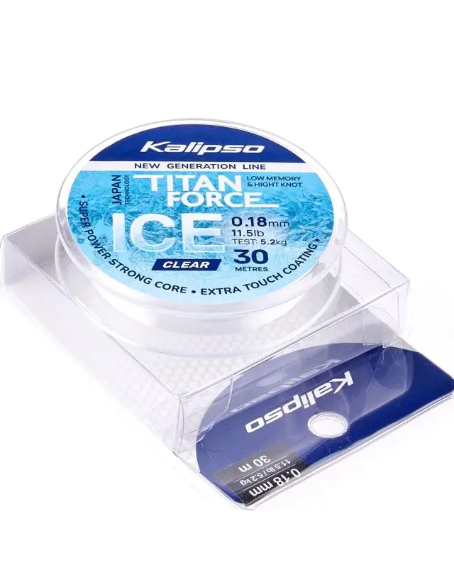 Леска Kalipso Titan Force Ice CL 30m 0.18mm