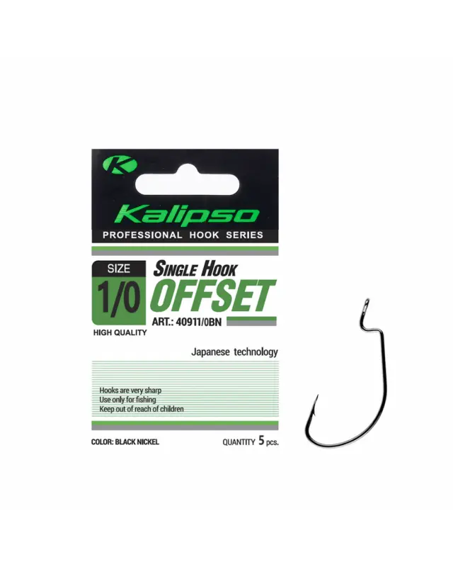 Крючок Kalipso Offset 40911/0BN №1/0(5)
