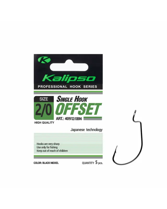 Крючок Kalipso Offset 40912/0BN №2/0(5)