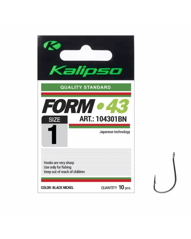 Крючок Kalipso Form-43 104301BN №1(10)