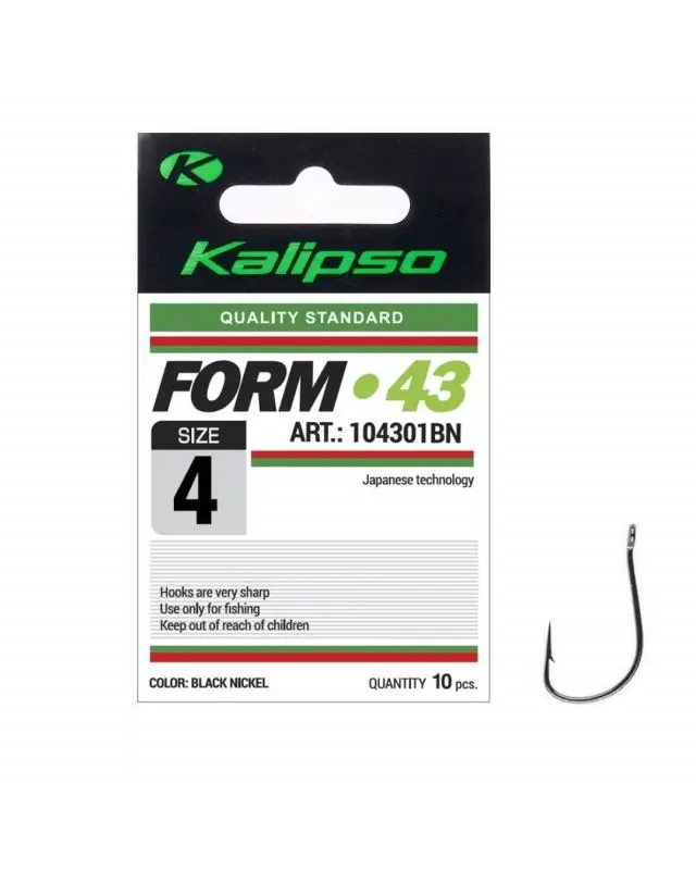 Крючок Kalipso Form-43 104304BN №4(10)