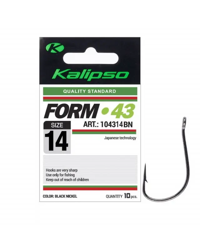 Крючок Kalipso Form-43 104314BN №14(10)