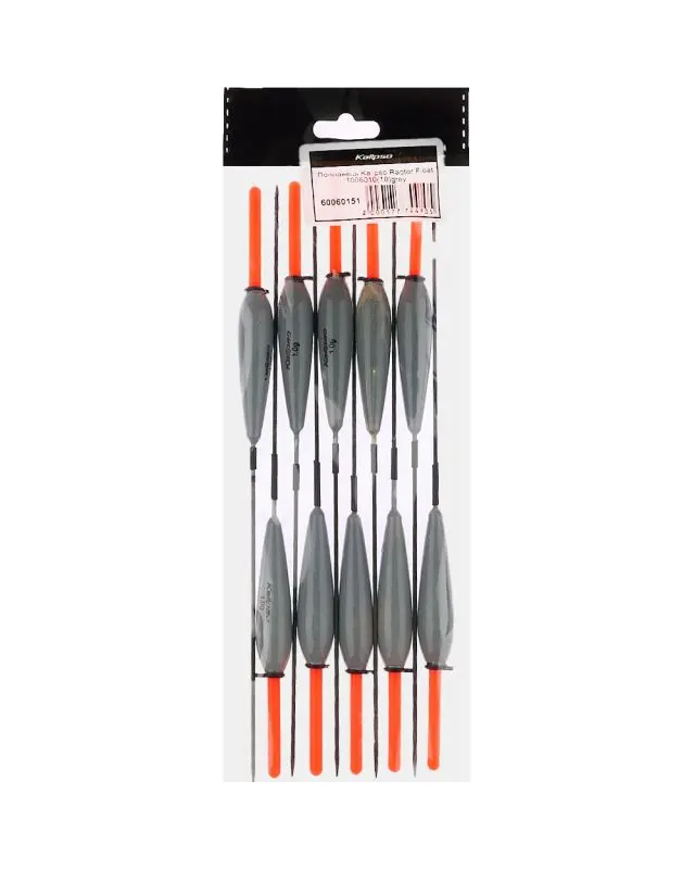 Поплавок Kalipso Raptor Float 1006010(10шт) gray 1.0г