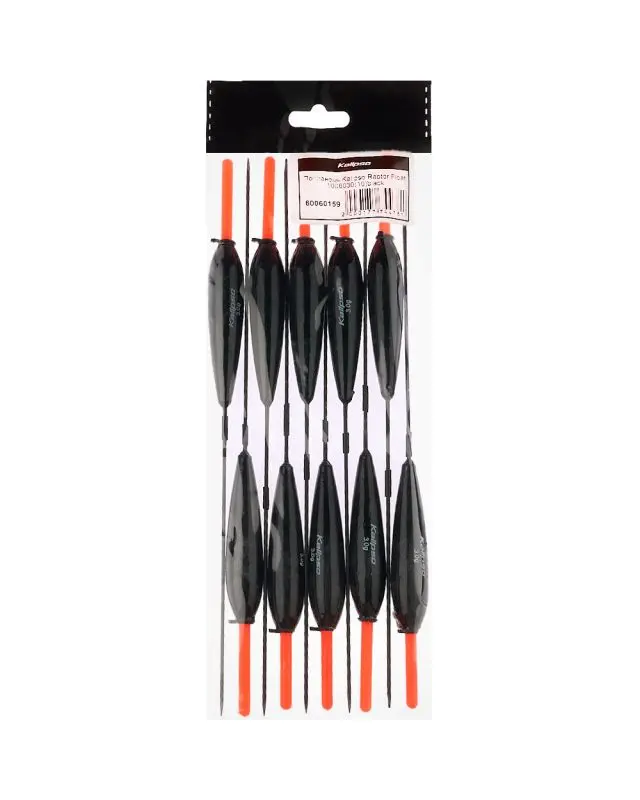 Поплавок Kalipso Raptor Float 1006030 (10шт) black 3.0г