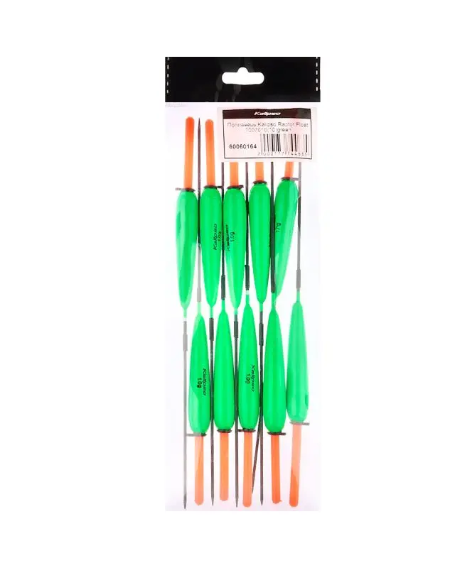 Поплавок Kalipso Raptor Float 1007010( 10шт) green 1.0г