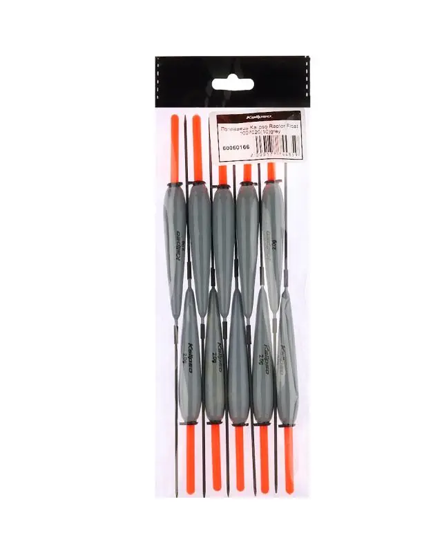Поплавок Kalipso Raptor Float 1007020 (10шт) gray 2.0г