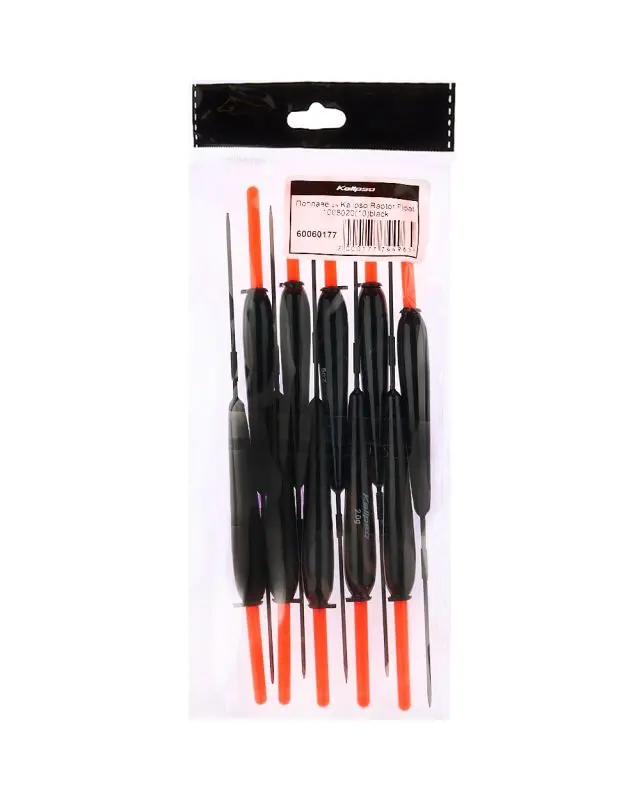 Поплавок Kalipso Raptor Float 1008020 (10шт) black 2.0г