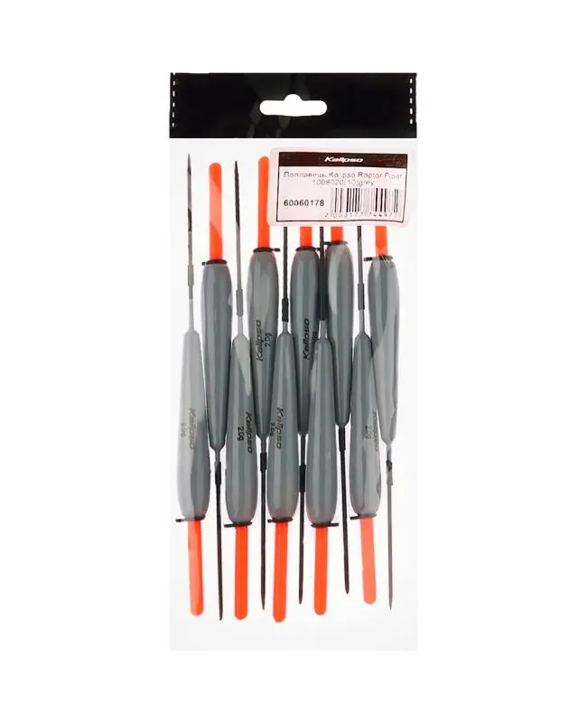 Поплавок Kalipso Raptor Float 1008020 (10шт) grey 2.0г