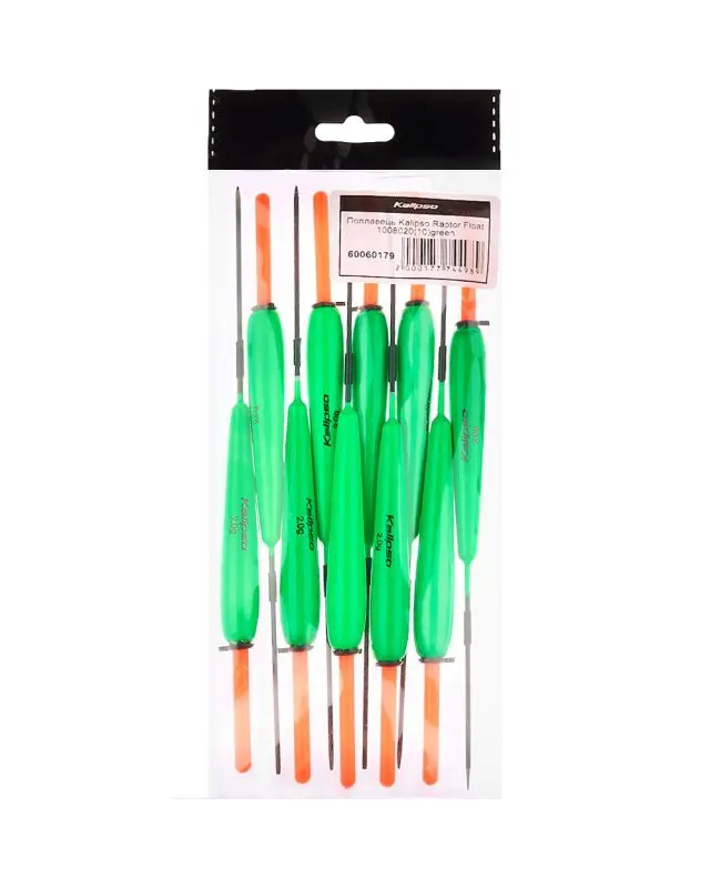 Поплавок Kalipso Raptor Float 1008020 (10шт) green 2.0г