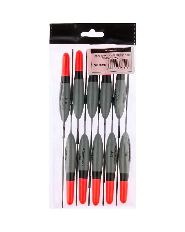 Поплавок Kalipso Raptor Float 1009030 (10шт) grey 3.0г