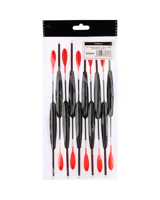 Поплавок Kalipso Raptor Float 2016030 (10шт) black 3.0г