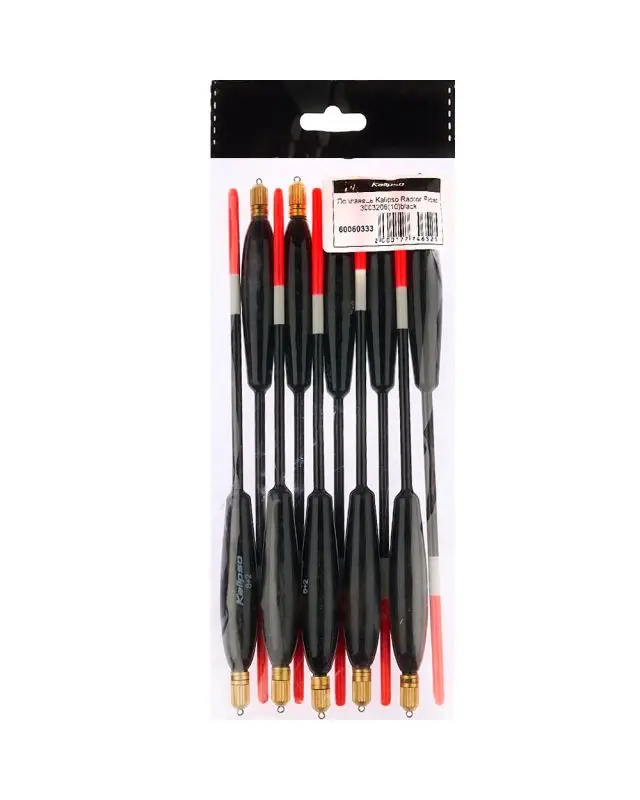 Поплавок Kalipso Raptor Float 3003206 (10шт) black 6.0+2.0г