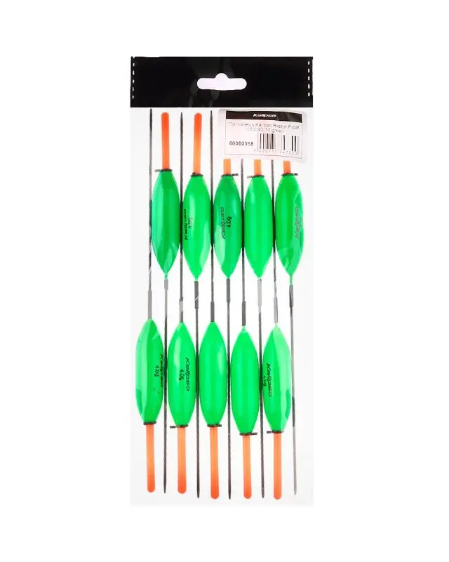 Поплавок Kalipso Raptor Float 1010040 (10шт) green 4.0г
