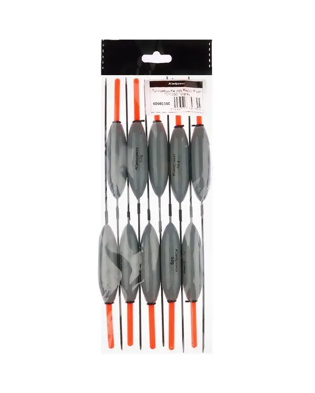 Поплавок Kalipso Raptor Float 1010050 (10шт) grey 5.0г