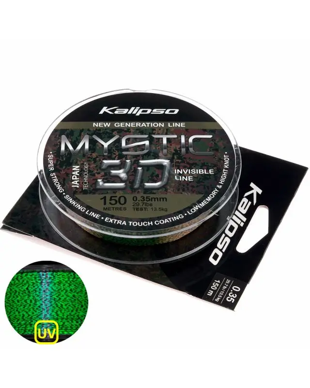 Леска Kalipso Mystic 3D Amber 150m 0.35mm