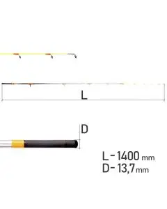 Колено Kalipso Vector 3.00m 100-250g 1-е