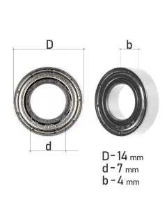 Подшипник Kalipso KSC 7*14*4mm