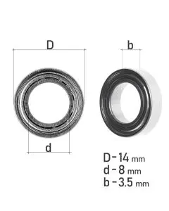 Подшипник Kalipso KSC 8*14*3.5mm