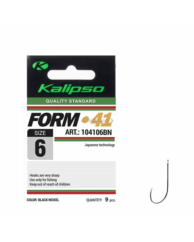 Крючок Kalipso Form-41 104106BN №6(9)