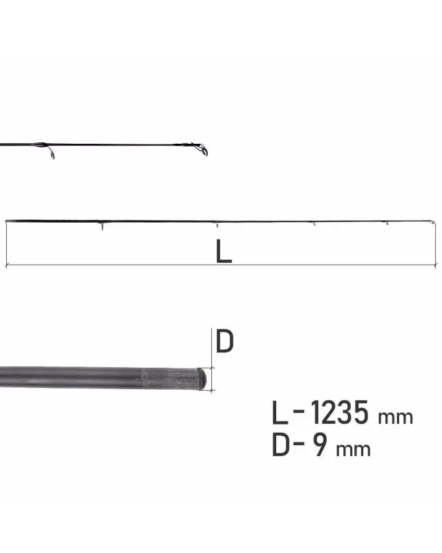 Коліно Kalipso Reiz 2.40m до 80g 1-е