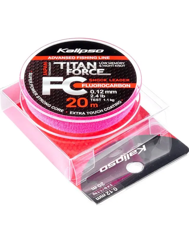 Флюорокарбон Kalipso Titan Force FC Leader 20m 0.12mm