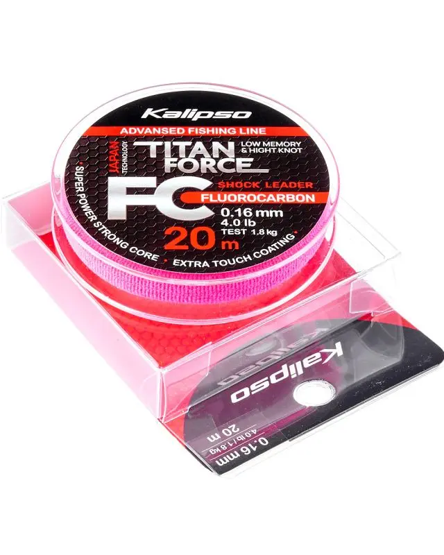 Флюорокарбон Kalipso Titan Force FC Leader 20m 0.16mm