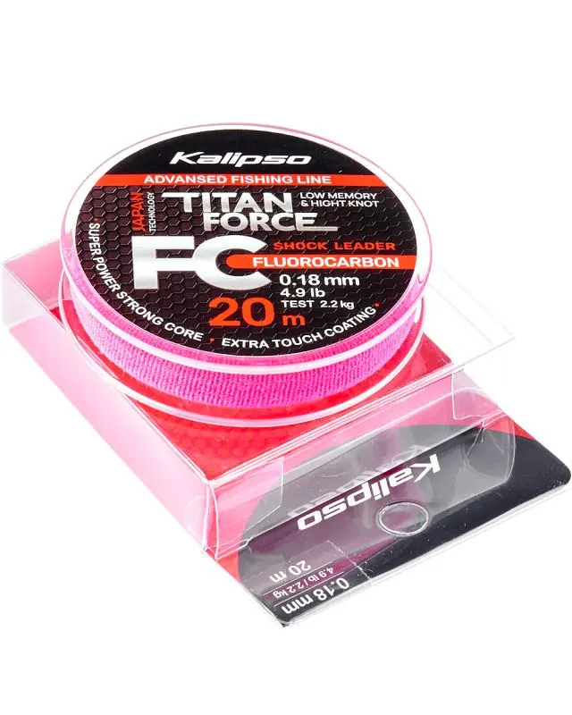 Флюорокарбон Kalipso Titan Force FC Leader 20m 0.18mm