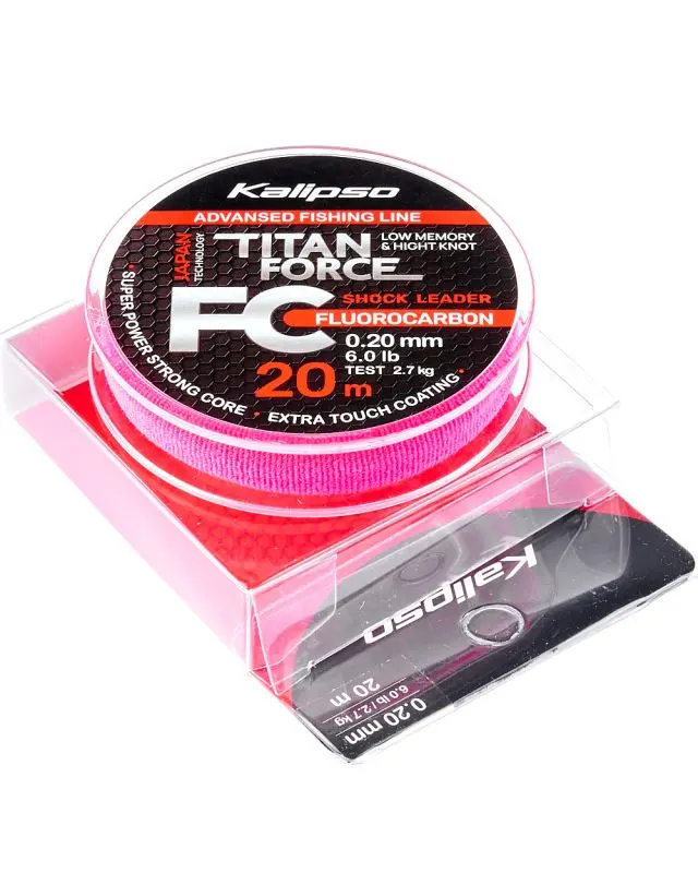 Флюорокарбон Kalipso Titan Force FC Leader 20m 0.20mm