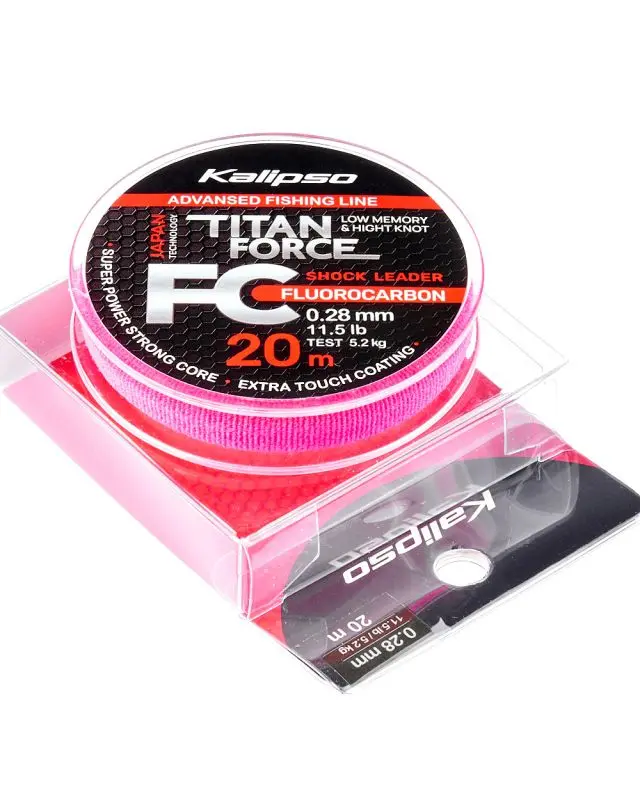 Флюорокарбон Kalipso Titan Force FC Leader 20m 0.28mm