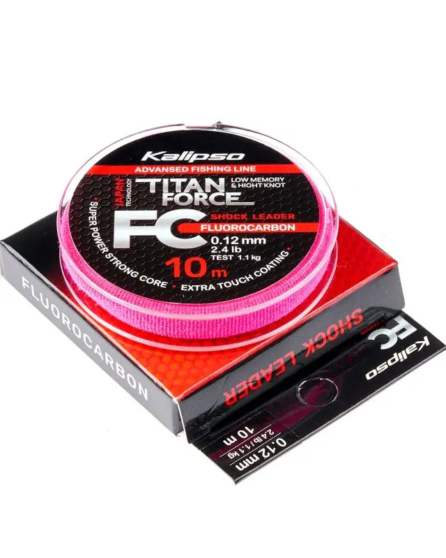 Флюорокарбон Kalipso Titan Force FC Leader 10m 0.12mm