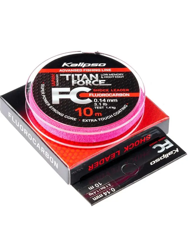 Флюорокарбон Kalipso Titan Force FC Leader 10m 0.14mm
