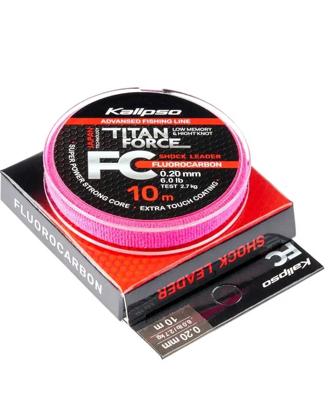 Флюорокарбон Kalipso Titan Force FC Leader 10m 0.20mm