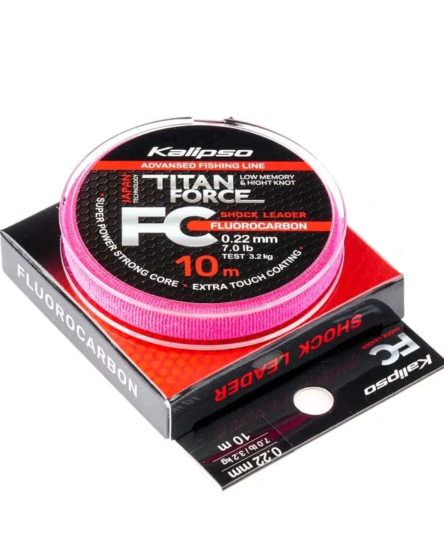 Флюорокарбон Kalipso Titan Force FC Leader 10m 0.22mm