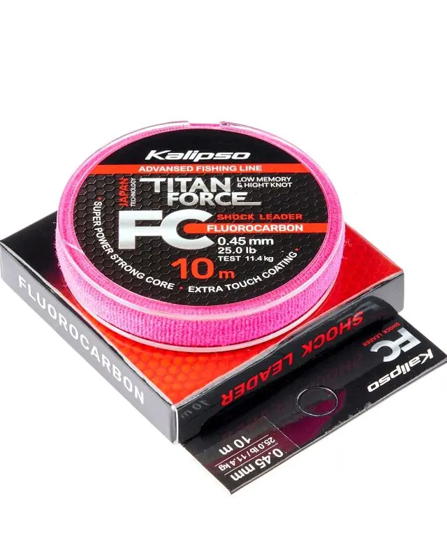 Флюорокарбон Kalipso Titan Force FC Leader 10m 0.45mm