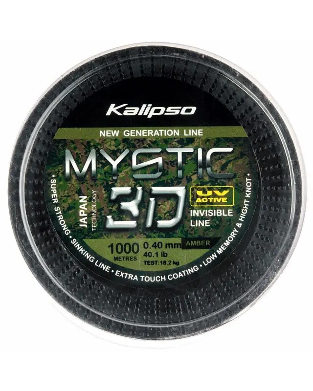 Волосінь Kalipso Mystic 3D Amber 1000m 0.40mm 