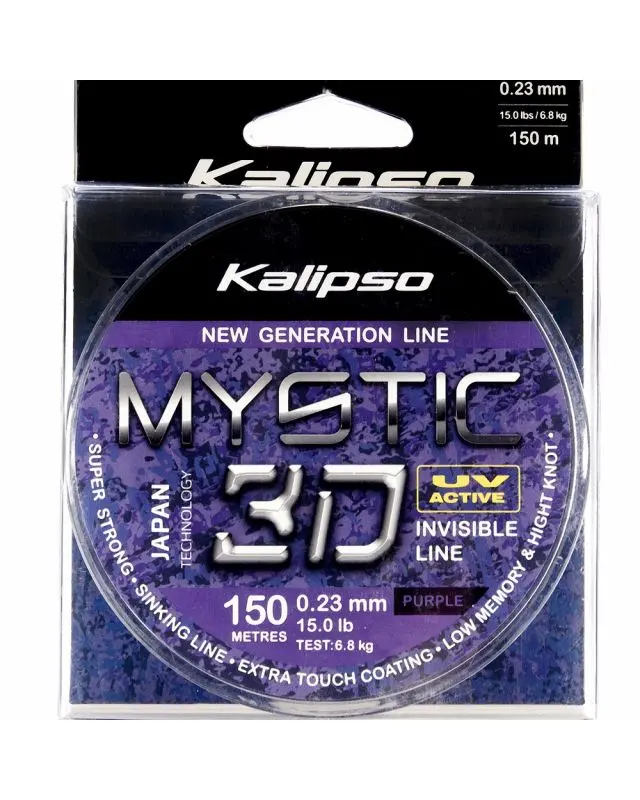 Волосінь Kalipso Mystic 3D Purple 150m 0.23mm 