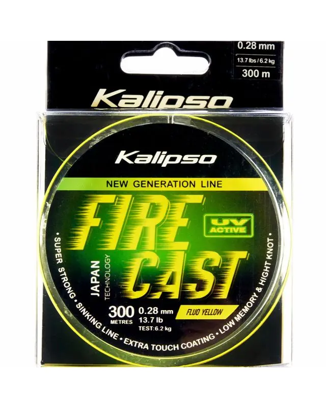 Волосінь Kalipso Fire Cast FY 300m 0.28mm 