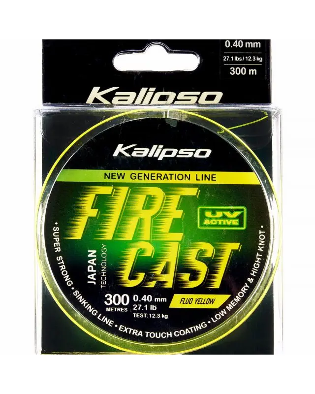 Волосінь Kalipso Fire Cast FY 300m 0.40mm 