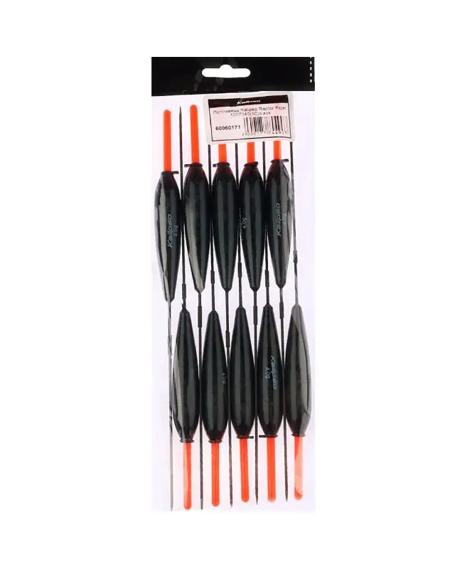 Поплавець Kalipso Raptor Float 1007040 (10шт) black 4.0г