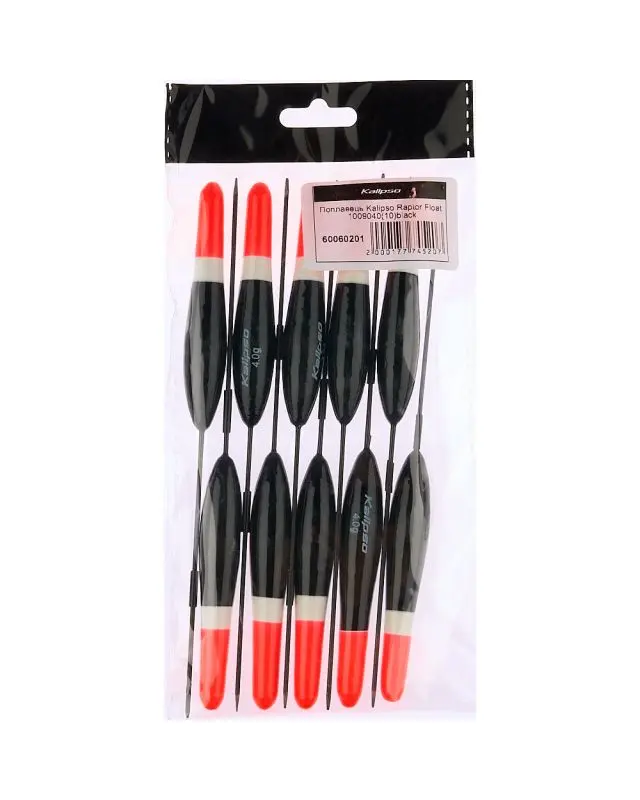 Поплавець Kalipso Raptor Float 1009040 (10шт) black 4.0г