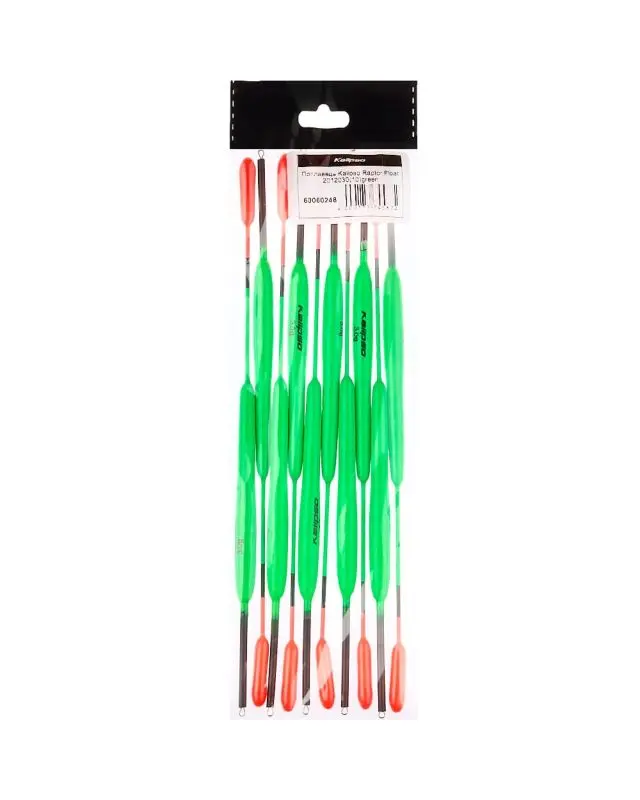 Поплавець Kalipso Raptor Float 2012030 (10шт) green 3.0г