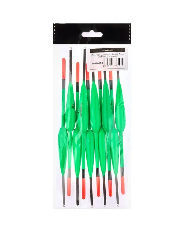 Поплавець Kalipso Raptor Float 2014050 (10шт) green 5.0г