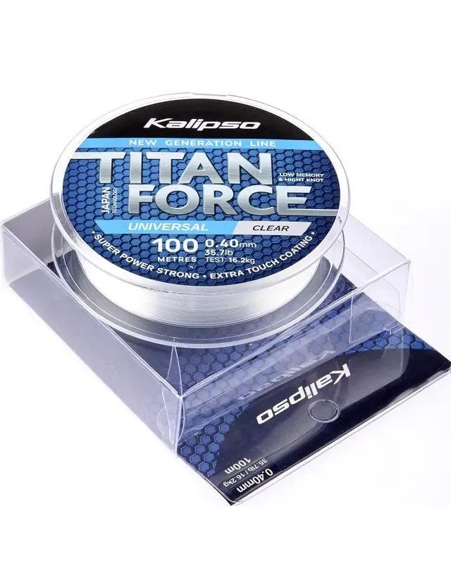 Волосінь Kalipso Titan Force Universal CL 100m 0.40mm