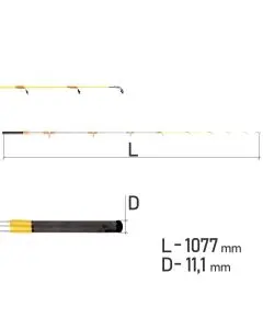 Коліно Kalipso Vector 2.10m 100-250g 1-е